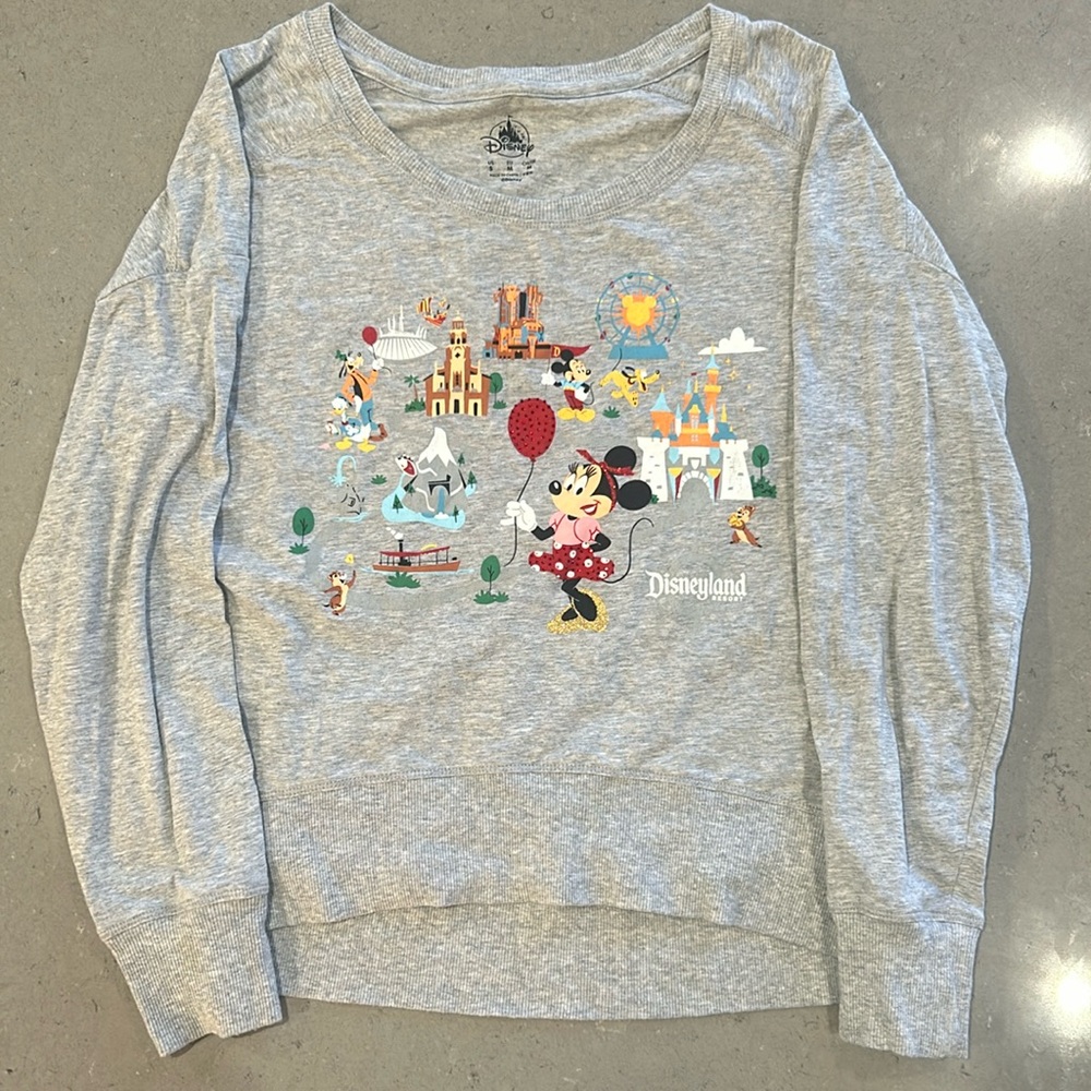 Disneyland Minnie Mouse lightweight sweatshirt